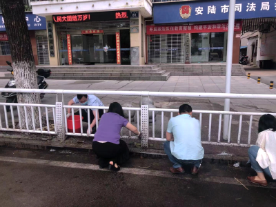 安陆市司法局：主动认领任务 积极参与“五城同创”