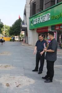 孝感中院：走访督导包保路段 将“五城同创”落实落细