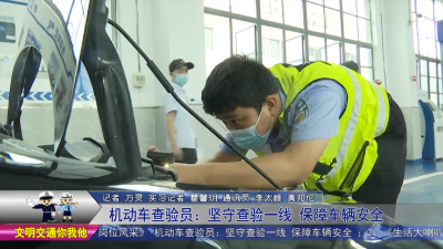 机动车查验员：坚守查验一线 保障车辆安全