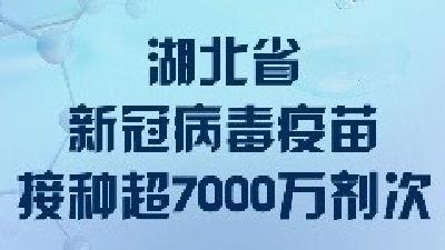 湖北省新冠疫苗接种超7000万剂次
