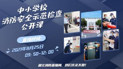 直播|中小学校消防安全示范检查公开课
