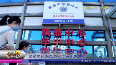 脑卒中后怎么办？专家为您解疑