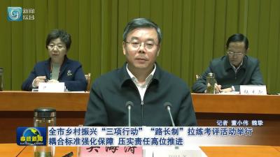全市乡村振兴“三项行动”“路长制”拉练考评活动举行 耦合标准强化保障 压实责任高位推进 