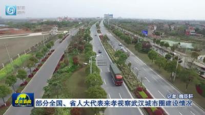 部分全国、省人大代表来孝视察武汉城市圈建设情况