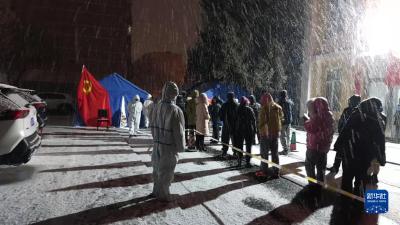 风雪夜里千帐灯——内蒙古呼和浩特市开展重点区域核酸检测