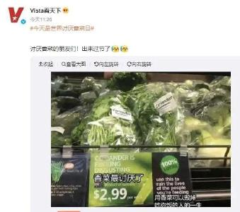 奇怪的知识增加了！今天是“世界讨厌香菜日”？网友刷屏：我不服