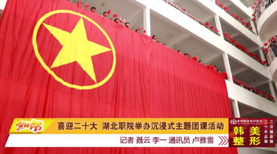 喜迎二十大 湖北职院举办沉浸式主题团课活动