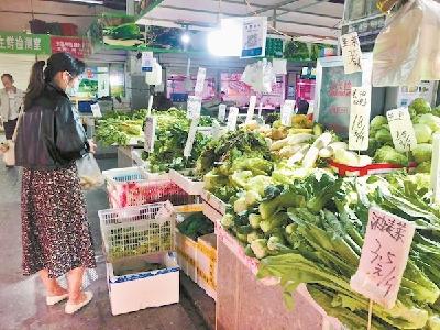 “春淡”结束 夏令菜入市 江城市场又见一元菜