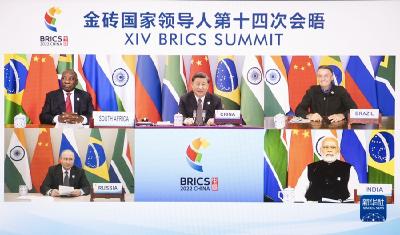 习近平在金砖国家领导人第十四次会晤上的讲话