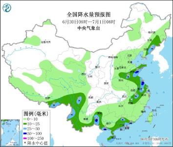南海热带低压将影响华南 新疆黄淮江汉等地有高温天气