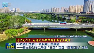 建功先行区 打造武汉都市圈重要节点城市|不负骄阳加油干 项目建设热潮涌 ——直击2022 年二季度“三区”项目“四看四比” 活动