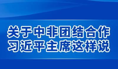 新华社权威速览｜关于中非团结合作，习近平主席这样说