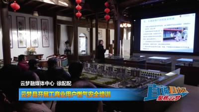 【直通县市区】云梦县开展工商业用户燃气安全培训