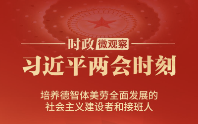 习近平两会时刻丨思政教育“小课堂”融合社会“大课堂”