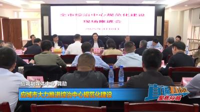 【直通县市区】应城市大力推进综治中心规范化建设