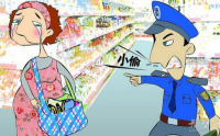女子在超市盗窃大量奶粉被抓