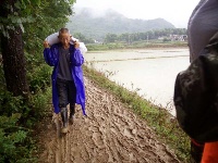 崇阳县铜钟乡独石村高堤河出现一处决堤