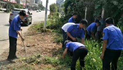 云上咸宁——护市容 战高温 经得起“烤”验的城管人