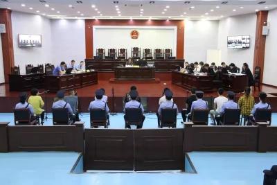 咸安法院公开审理一起校园“套路贷”恶势力犯罪案件