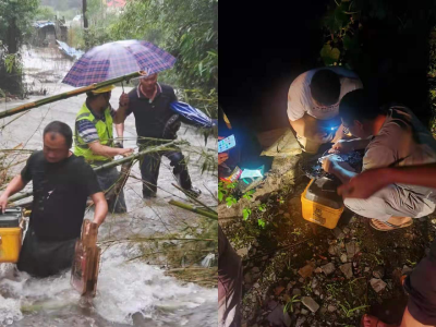 云上咸宁——暴雨致九宫山成通信“孤岛” 咸宁移动人快速集结抢修