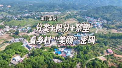 湖北崇阳：禁塑+分类+积分 看乡村“美颜”密码