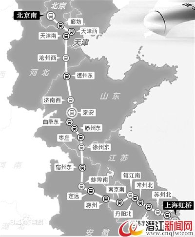 京沪高铁去年赚65亿 系国内唯一盈利高铁线路  
