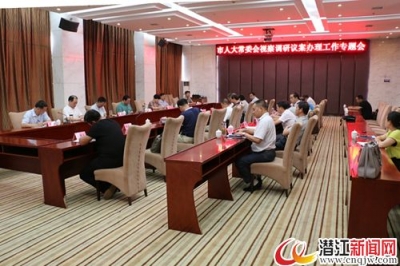 市人大常委会视察调研重点议案办理工作 