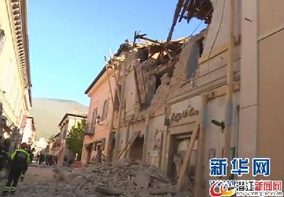 意大利中部发生６．５级地震 