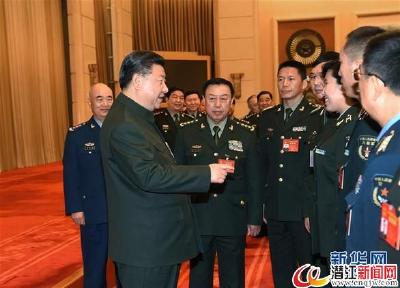 习近平主席出席解放军代表团活动纪实 