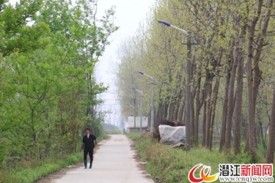 百余盏路灯照亮乡村“幸福生活” 