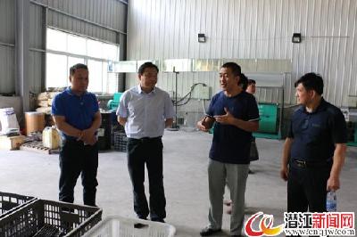 市领导检查企业安全生产工作