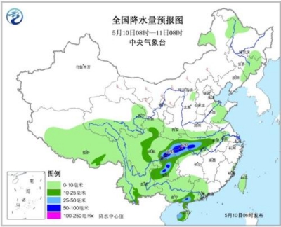 南方地区迎新一轮降水过程 明日华北大部有大风 