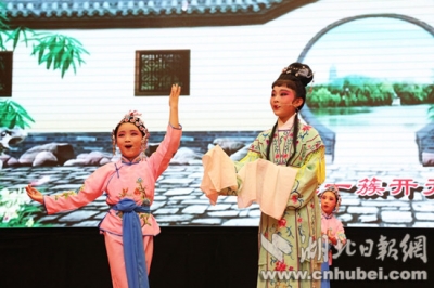 我市花鼓诗韵《赏花》在省青少年爱国主义读书活动曲艺表演中夺冠 