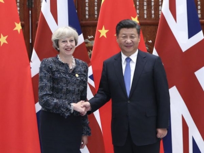 习近平应约同英国首相特雷莎·梅通电话