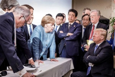 不欢而散 G7各国“斗图”是为这事