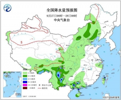 冷空气来袭 华北东北降雨降温 西南地区雨渐止