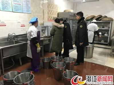 园林食药监管所开展冬季学校食品安全专项检查