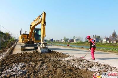 350省道白鹭湖段预计明年6月底通车
