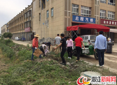 积玉口开展环境卫生大清扫活动
