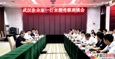 武汉企业家代表团来潜考察
