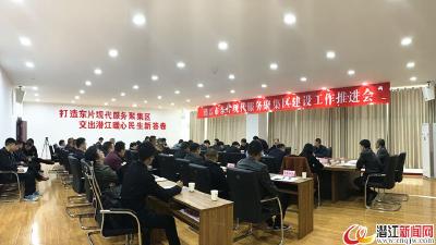 潜江集聚合力推动东片现代服务聚集区建设