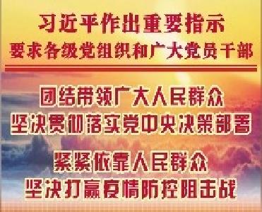 习近平：紧紧依靠人民群众坚决打赢疫情防控阻击战