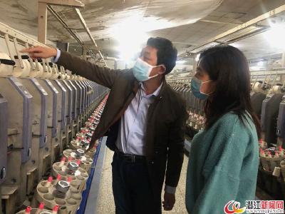 助力企业复工复产 总口纪检人在行动