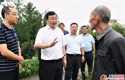 市委书记吴祖云实地督导防汛救灾工作