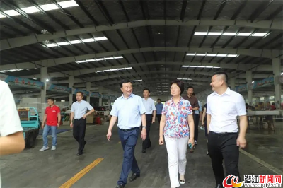 省人大常委会党组书记、常务副主任王玲来潜开展专题调研