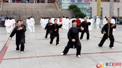 园林街道积极备战省老年人太极拳（剑）活动