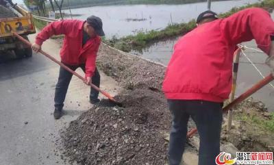 公路受损成隐患 及时修复保平安