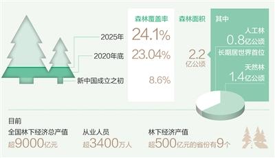 森林覆盖率将提高到24.1%——生态安全屏障更加牢固