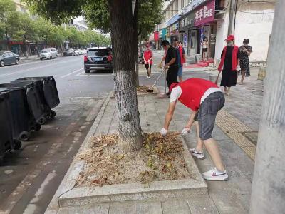 杨市街道开展大扫除活动 洁净靓美迎“双节”