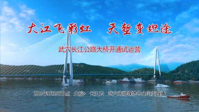 武穴长江公路大桥开通试运营